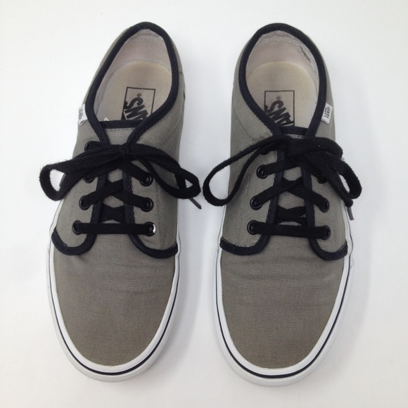 Vans Other - Vans Canvas Lace-Up Gray Men - 8 Women - 9.5 Shoes